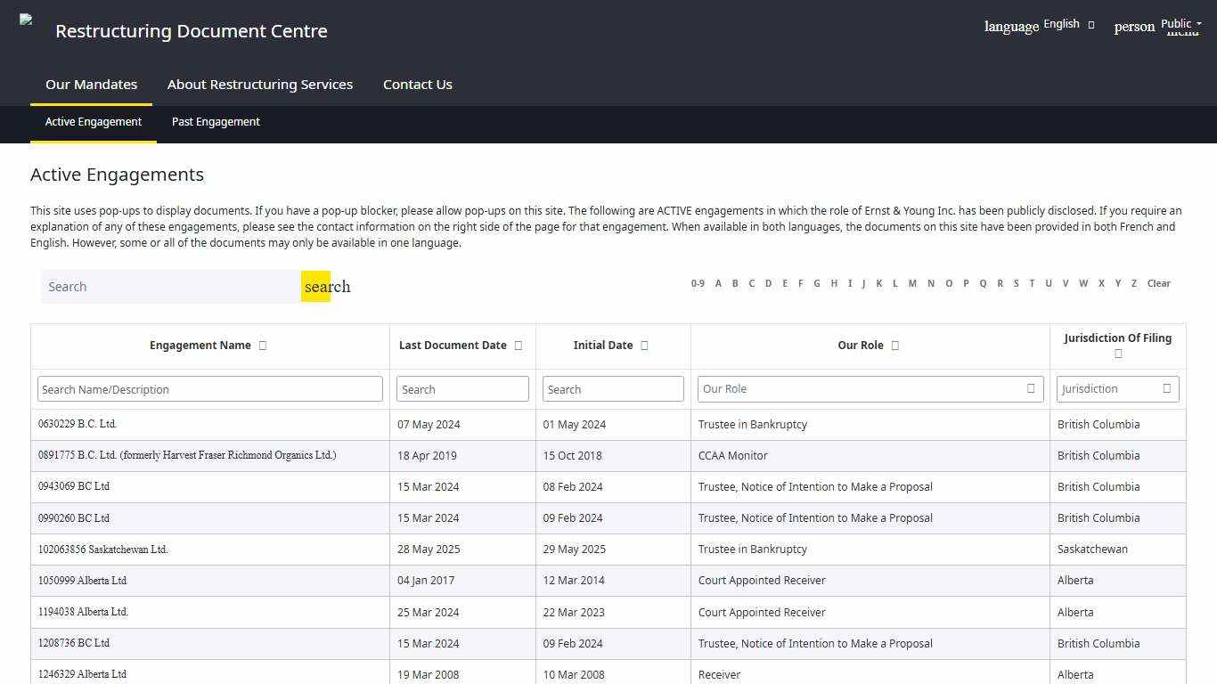Restructuring Document Centre 2.0